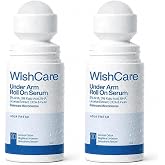 WishCare Underarm Roll On Serum - 5% AHA & 3% Kojic Acid for Brightening & Odour Control - Roll On Deo for Women & Men- 0% Alcohol & Long Lasting Aqua