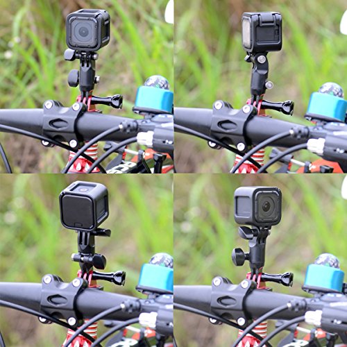 Fantaseal® 360 Grad Rotation Schwenkarm für GoPro Schwenkarm GoPro Winkelhalterung GoPro Pivot Halterung GoPro 360 Grad Halterung für GoPro Hero5 / Hero5 Session / Hero4 Session / Hero4 / 3+ / 3 + SJCAM Garmin Virb Xiaomi Yi DBPOWER Qumox Vic Tsing + GoPro ähnliche Actioncam - 4