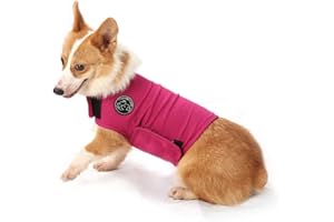 MINT Dog Anxiety Relief Coat,Lightweight Wrap Anxiety Jacket Shirt for Anxious Pets Keep Calming Comfort (Rose red, M)