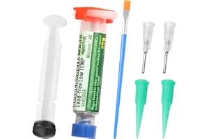 FCXQG 20ML Flussante Per Saldatura A Stagno Senza Piombo Pasta Saldante Stagno Flusso A Bassa Temperatura 138 ℃ Set Di Stagno Per Saldare Per Led Bga Smd Pga Pcb Saldatura