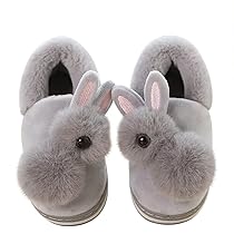 Openhahaha Chausson Femme Peluche, Chaussons Maison Chaude, Pantoufles Femme Confort, Pantoufles Hiver Chat Mignon, Slippers Antidérapant