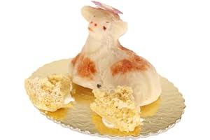 RAREZZE.IT RAREZZE - Agnello di pasta reale (pasta di mandorle di Sicilia) modellato e decorato interamente a mano, ideale regalo di Pasqua (gr.100). RAREZZE: antica pasticceria artigianale siciliana
