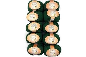 TRICOT CAFE' Tricot Cafè - Irene - gomitolo Filato Misto Lana Merinos irrestringibile Morbido Adatto a Tutte Le età per Ferri/Uncinetto: 3.00/4.00 Made in Italy Verdone 19