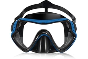 LXUBDXY Masque Plongée Enfant, Lunettes Piscine Enfants 6-16 Ans pour Garçons Filles, Masque de Plongée avec Nez, 180°View HD Anti-Buée Anti-Fuite Lunette de Plongée pour Plongée, Snorkeling