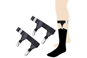 ZOYLINK elastyczne ramiączka na skarpetki regulowane skarpety z antypoślizgowymi kołnierzami ściągającymi dla mężczyzn