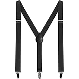 AONAT Bretelle Uomo Donna Unisex, 3 clips incrocio Y, Larghezza 2,5cm, Y-Forma Elastici Registrabili, Extra Forte Metallo Cli