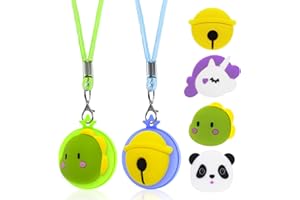 MOWYEOK AirTag Kette Kinder, Halskette für Apple Air Tag Kleinkind Versteckt AirTags Hülle Bequemer als Armband Anhänger AirTec GPS Tracker (Blau Grün)