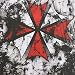 Produktbild Resident Evil Red Decal Sticker Skin Protector für Xbox One Controller Console