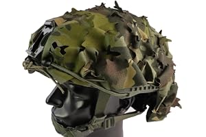 Taktiskt hjälmskydd andningsbart nät kamouflage hjälmöverdrag perfekt för taktisk militär utrustning strid snabb hjälm