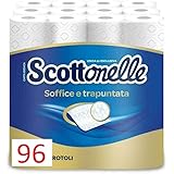 Scottonelle Carta Igienica Soffice e Trapuntata, Confezione da 96 Rotoli