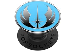 PopSockets PopGrip: Agarre Intercambiable para teléfonos y tabletas - Star Wars Classic - Esmalte Jedi GITD