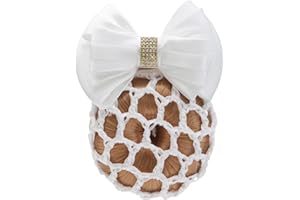 Horka Show Bow Filet à paillettes doux pour chignon d'équitation Accessoires de compétition