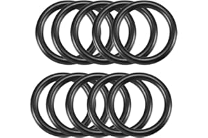 UXCELL sourcing map Nitrilo Caucho Tóricas Juntas, 24mm OD 18mm ID 3mm Ancho, Métrico Sellado Empaquetadura, Paquete de 10