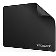 TECKNET Mouse Pad, 27 x 21 cm Gamer Mousepad with Rubber Base Waterproof and Non-Slip for PC Office, Work, Games, Laptop, Com