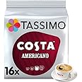 Tassimo Costa Americano Coffee Pods (Pack of 5, Total of 80 Coffee Capsules)