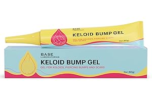 "BASE LABORATORIES Keloid Bump Gel - Natural Piercing Bump & Keloid Scar Gel - For all Piercing Scars, Keloids & Bumps - 15ml"