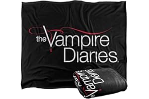 LOGOVISION VAMPIRE DIARIES Silky Touch Kuscheldecke, Optimalweich, 152 x 127 cm