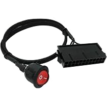 ECSiNG Cavo Interruttore Di Alimentazione ATX/EPS 20/24 Pin ATX 24 Pin