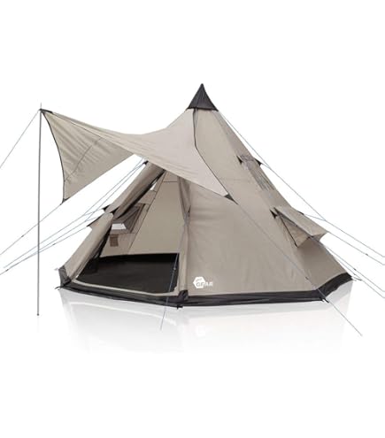 Naturehike コットンテント profound 9.6 Naturehike Profound 9.6 Camping Tent Cotton Pyramid Large