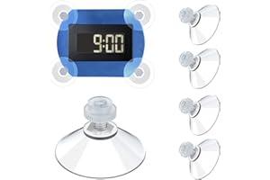 CloudValley Ventosa Compatibile con Parabrezza di parcheggio Needit Park Lite, Resistente al Calore, Forte Forza Adesiva di Ricambio, Trasparenti, Adesivi Forti per parcheggio, Set di 4 Pezzi