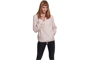 URBAN CLASSICS Giacca a Vento da Donna, Giacca da Pioggia con Cappuccio, Impermeabile da Donna con Cappuccio a Maniche Lunghe, Leggero e Idrorepellente, Diversi Colori Disponibili, Taglie: XS-5XL