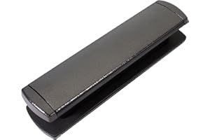 TRULY PVC SUPPLIES Entrée de boîte aux lettres de porte en bois UPVC Omega Premium à ressort robuste 40-80 - Noir antique 30,5 cm