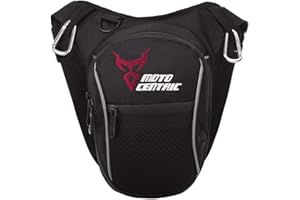 LOCAL LION Leg Bag Motorcycle Hip Bag Thigh Bag Waterproof for Men Women for Hiking Cycling Sports Outdoor Travel Climbing Black, Grey