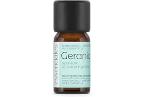 Essenciales - Aceite Esencial de Geranio, 100% Puro, 10 ml | Aceite Esencial Pelargonium Graveolens