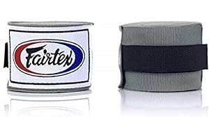 Fairtex HW2 Elastic Cotton Handwraps, 120' and 180" Full Length Hand Wraps-Many Colors