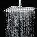 (3869-i) 8 INCH STAINLESS STEEL BATHROOM SQUARE SILVER PRESSURIZE RAINFALL