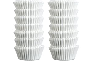 Zenker Mini pirottini per muffin, carta bianca, confezione da 1, 240 unità