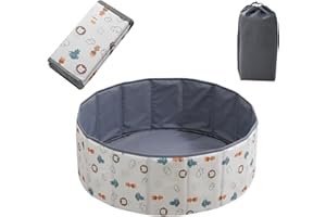 HB.YE Basen z piłkami, składany plac zabaw dla niemowląt i dzieci (basen z piłkami, 100 cm)