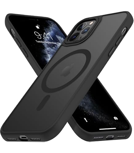 XTCASE Cover Magnetica per iPhone 11 Pro [Compatibile con Magsafe], Custodia Trasparente Hard PC Anti-Graffio Antiurto Protettiva Case con Paraurti in TPU Flessibile Morbido per iPhone 11 Pro, Clear