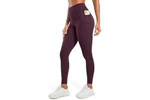 CRZ YOGA Damskie Legginsy Butterluxe Gym 25''/28''-Legginsy treningowe o wysokiej talii z kieszeniami Masło Miękkie Legginsy jogi