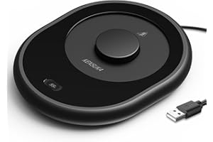 KENSUKA │ Calentador de café con carcasa de cable incorporada, funcionamiento por inducción, temperatura constante 55 ℃, entrada de alimentación USB 5 V/2 A, lavable