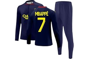 XYYYHTL 2023 Kit d'entraînement de football pour adultes,Jerseys Kits de football pour enfants,Kit d'entraînement de football Maillots et pantalons,Outdoor Survêtement de football pour garçon