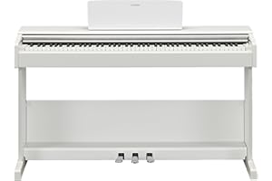 YAMAHA ARIUS YDP-105WH Piano Digital, White – Digital Piano Moderno y Elegante para Principiantes y Músicos Aficianados – Experiencia Auténtica de Interpretación al Piano