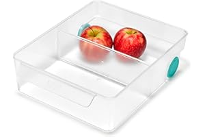 Joseph Joseph FridgeStore Cajón Organizador XL para Frigorífico, con Ruedas y Asa, sin BPA
