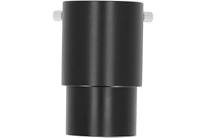 ANNADUE Tuleja Przedłużająca Teleskopu 2 ​​cale, Czarny Adapter Przedłużacza Okularu M48x0,75 Mm z Gwintem, Akcesoria do Teleskopów Astronomicznych z 2-calowymi Okularami i Filtrami, do
