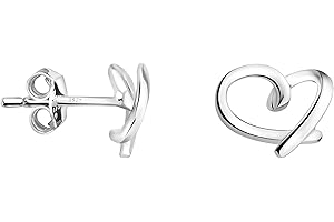 SOFIA MILANI - Orecchini Donna Argento 925 - Orecchini a Perno a Cuore - 20641