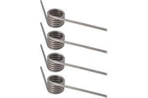 SG Store 4 Stück Torsionsfeder aus Edelstahl 304 2mm Drahtdurchmesser 15mm Außendurchmesser 122° Ablenkung Geeignet für Kamine mit Schiebetüren DIY-Holzbearbeitungs- Und Möbelreparaturprojekt