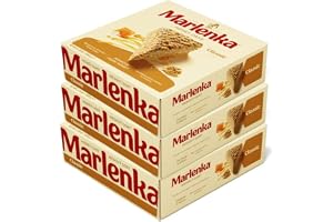 MARLENKA® Honungskaka med Valnötter Förpackningserbjudande – 3-pack, Honungskaka, Tårta, Kaka (3 x 800 g)
