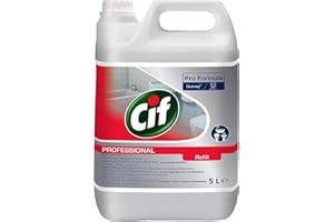‎CIF Cif Pro Formula Badreiniger 2in1 Reiniger und Entkalker, auch für verchromte Oberflächen, Kunststoffe mit Keramik, 5 L