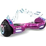 GeekMe Hoverboards 6.5 pollici Ruote a Doppio Motore, Hoverboard Auto Bilanciante Con Luce LED, Bluetooth Intelligente, Siste