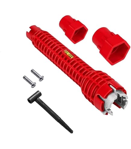 Llave Para Válvula Angular De Grifo - Compatible Con Tubos De 1/2' Y 3/4', Ideal Para Espacios Estrechos