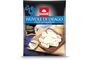 Arnaboldi Nuvole di Drago Chips, Cialde di Gamberetti, Patatine per Aperitivo, Nuvolette di Gamberi - [4 Confezioni da 50g]
