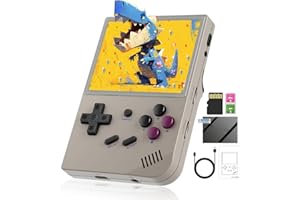 BuLuHAHA RG35XX Plus Retro Game Console di Giochi Portatile, IPS da 3,5 pollici, 64G sistema Linux Cortex-A53, Console Portatile supporta HDMI TV Output 3300mAh