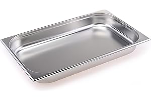 TeknoStahl GN Behälter Gastronorm 1/1 Edelstahl (65 Millimeter)