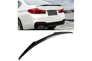 CONRAL Aileron de Coffre arrière en Fibre de Carbone véritable de Style M4 Spoiler pour la série BMW 2/3/4, F22, E90, E92, E93, F32, F33, F36, M4 / F82, M4 / F83, F10, F18, G30, G38,H