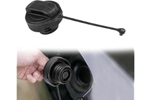 TOIVIZE Tankdeckel mit Halteband, Ersatz für VW Polo 6R, für VW Golf 4/5/6, für VW Passat, für Audi A4, A6, A8, Universal Treibstoffdeckel für Seat, für Skoda – Kraftstofftankdeckel 1J0201550A 1H0201553B